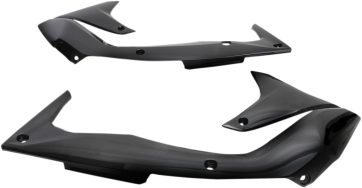 RADIATOR COVERS KAWASAKI KXF450 BLACK