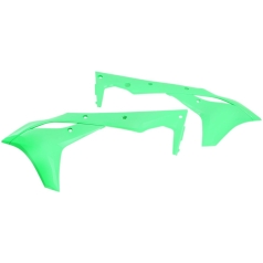 RADIATOR COVERS KAWASAKI KXF250 FLUO GREEN
