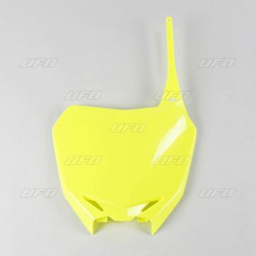 FRONT NUMBER PLATE SUZUKI RMZ250/450 FLUO YELLOW