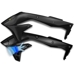 SHROUDS INTAKE RADIATOR POWERFLOW SUZUKI BLACK