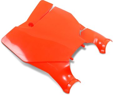 STADIUM NUMBER PLATE FLUO ORANGE