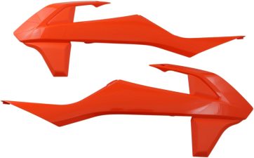 RADIATOR COVERS KTM ORANGE