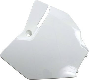 FRONT NUMBER PLATE KTM WHITE