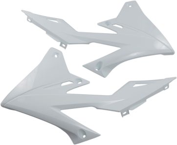 RADIATOR COVERS SUZUKI WHITE