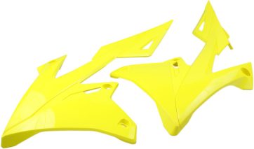 RADIATOR COVERS SUZUKI YELLOW