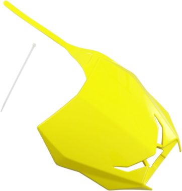 FRONT NUMBER PLATE SUZUKI YELLOW