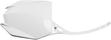 FRONT NUMBER PLATE YAMAHA WHITE
