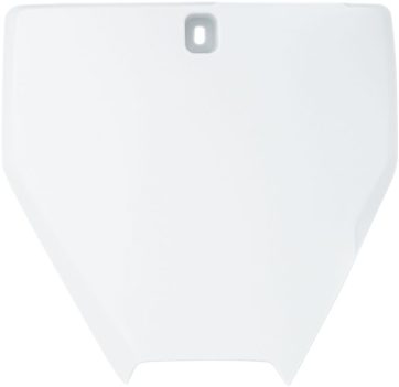 FRONT NUMBER PLATE HUSQVARNA WHITE
