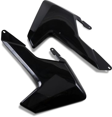 RADIATOR COVERS HUSQVARNA BLACK