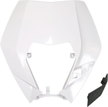 HEADLIGHT PLASTIC KTM WHITE