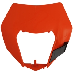 HEADLIGHT PLASTIC ORANGE