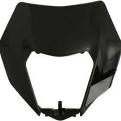 HEADLIGHT PLASTIC BLACK