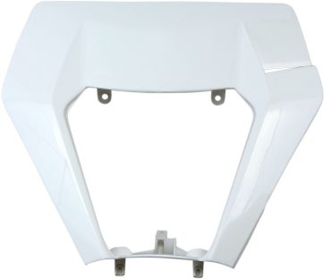 HEADLIGHT PLASTIC WHITE