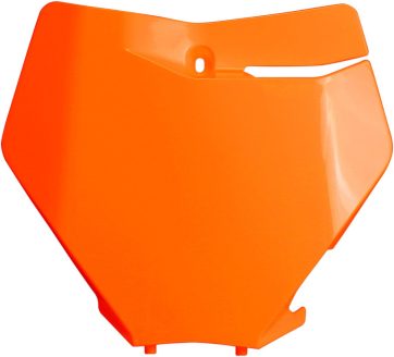 FRONT NUMBER PLATE ORANGE