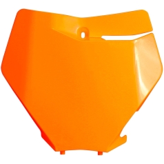 FRONT NUMBER PLATE FLUO ORANGE