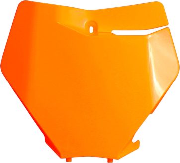 FRONT NUMBER PLATE FLUO ORANGE