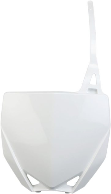 FRONT NUMBER PLATE WHITE