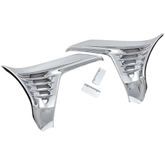 LOUVERED CHROME BATTERY BOX COVERS