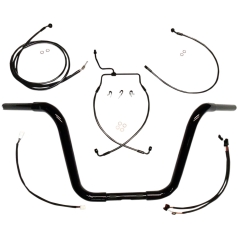 HANDLEBAR KIT 14" BAGGER BLACK PEARL