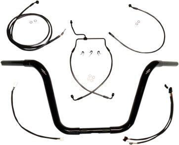 HANDLEBAR KIT 14" BAGGER BLACK PEARL