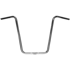 Chrome 1" Handlebar w/ 12" Rise
