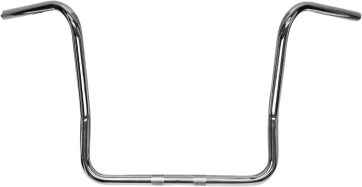 Chrome 1" Bagger Handlebar w/ 12" Rise