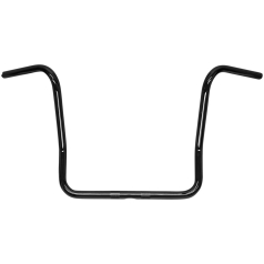 Black 1" Bagger Handlebar w/ 10" Rise