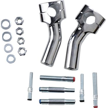 KICKBACK RISER 1" CHROME Honda Vtx, Kawasaki Vn, Yamaha XVS