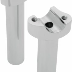 RISER 6.5" STRAIGHT CHROME