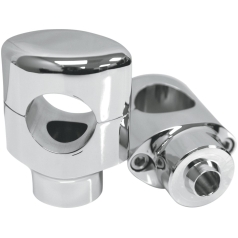 SPRINGER RISER BIG BUFFALO 1.5" STRAIGHT CHROME FOR 1.5"