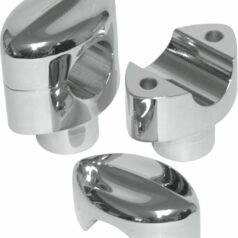 MOHAWK HEFTY RISERS FOR 1 1/4" HANDLEBARS 1.5" RISE CHROME UNIVERSAL