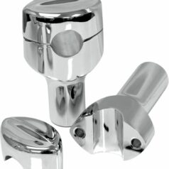 MOHAWK HEFTY RISERS FOR 1 1/4" HANDLEBARS 3" RISE CHROME UNIVERSAL