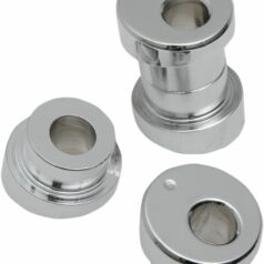 TEN DEGREE TRIPLE TREE RISER ANGLE ADAPTERS CHROME HD