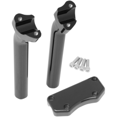 RISER BUFFALO 9.5" W/ CLAMP BLACK
