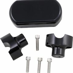 THREE PIECE RISER KIT 1" MOUNT 1.5" RISE BLACK HD