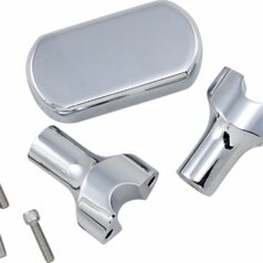 THREE PIECE RISER KIT 1" MOUNT 3" RISE CHROME HD
