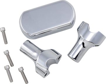 THREE PIECE RISER KIT 1" MOUNT 3" RISE CHROME HD