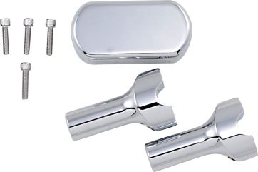 THREE PIECE RISER KIT 1" MOUNT 4" RISE CHROME HD