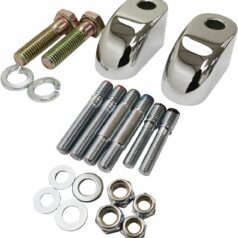 PULLBACK RISER EXTENSIONS 1" CHROME