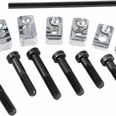 HANDLEBAR RISER KIT BLACK/CHROME