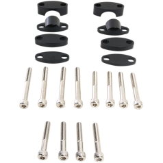 HANDLEBAR RISER KIT BLACK 286mm