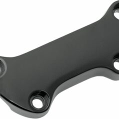 HANDLEBAR TOP CLAMP SMOOTH BLACK