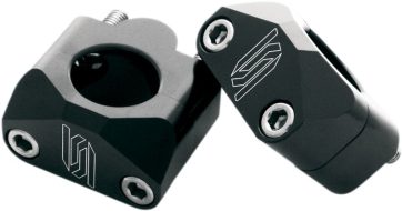 UNIVERSAL MOUNTING KIT FOR 7/8" HANDLEBARS BLACK