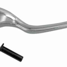 BRAKE LEVER WIDE BLADE CHROME