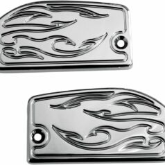 MASTER CYLINDER COVER FLAME CHROME