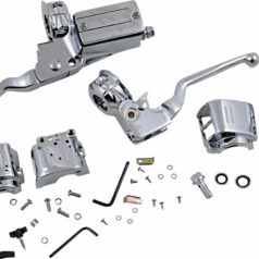 HANDLEBAR CONTROL KIT W/ 3/4" BRAKE MASTER CYLINDER CHROME