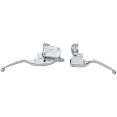 HANDLEBAR CONTROL KIT W/ 11/16" BRAKE MASTER CYLINDER W/ SWITCH HOUSING CHROME