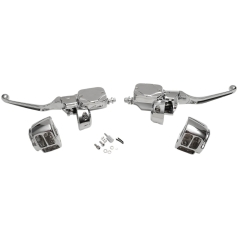 HANDLEBAR CONTROL KIT WITH HYDRAULIC CLUTCH CHROME