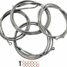 STAINLESS 12-14" APE CABLE KIT FOR ABS MODELS HD