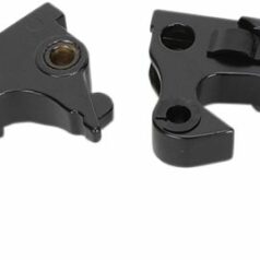 MATTE BLACK SLOTTED WIDE BLADE LEVER SET
